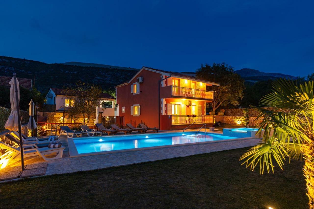 Luxury Villa Poquito Zagvozd Exteriör bild