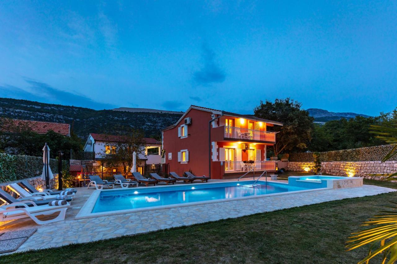 Luxury Villa Poquito Zagvozd Exteriör bild